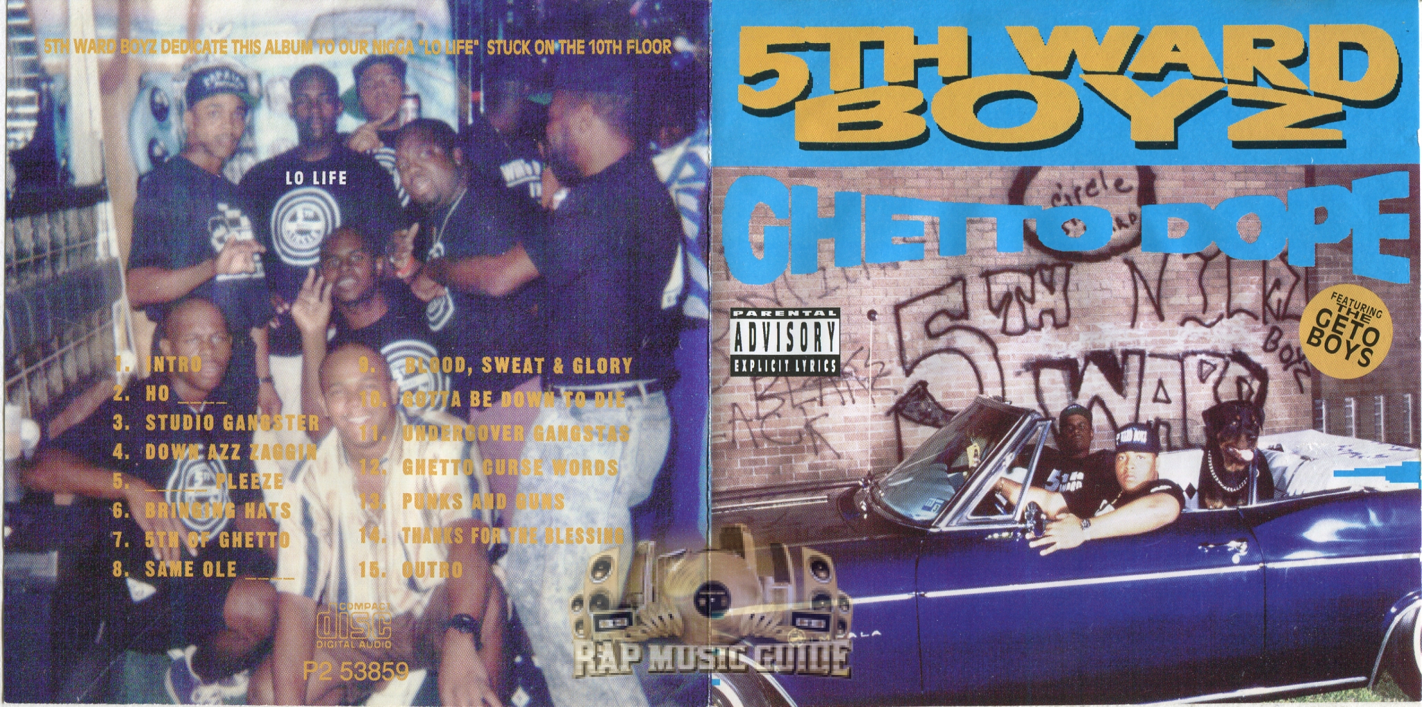 5th Ward Boyz - Ghetto Dope: CD | Rap Music Guide